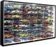 Hot Wheels 1/64 Scale Diecast Display Case Storage Cabinet Shelf Wall Mount