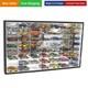 Hot Wheels 1/64 Scale Diecast Display Case Storage Cabinet Shelf Wall Mount R