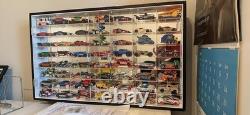 Hot Wheels 1/64 Scale Diecast Display Case Storage Cabinet Shelf Wall Mount R