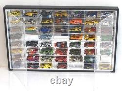 Hot Wheels 1/64 Scale Diecast Display Case Storage Cabinet Shelf Wall Mount R