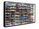 Hot Wheels 1/64 Scale Diecast Display Case Storage Cabinet Shelf Wall Mount Rack