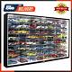 Hot Wheels 1/64 Scale Diecast Display Case Storage Cabinet Shelf Wall Mount Rack
