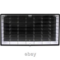 Hot Wheels 1/64 Scale Diecast Display Case Storage Cabinet Shelf Wall Mount Rack