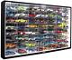 Hot Wheels 1/64 Scale Display Case Storage Wall Mount Rack For 56 Hot Wheels