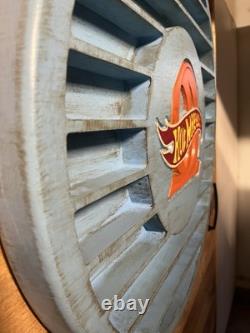 Hot Wheels Car Matchbox Wall Display Shelf Storage Display Case Handmade Wood