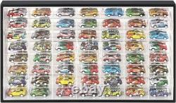 Hot Wheels Matchbox Display Case 56 Slots 1/64 Scale Storage Cabinet