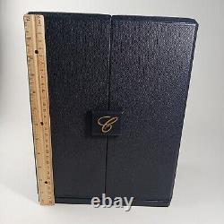 Huge CHOPARD Empty Box Jewelry Store Display Case Faux Leather Rare READ