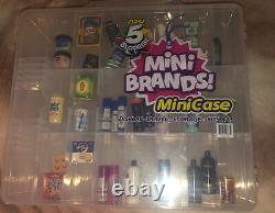 Huge Lot Some Discontinued? Zuru mini brands And Clear display Storage Case