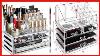 Ikee Design Clear Cosmetic Storage Organizer Clear Makeup Organizer Cosmetic Display Case