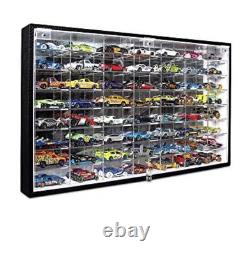 JACKCUBE DESIGN Hot Wheels 1/64 Scale Diecast Display Case Storage for 56