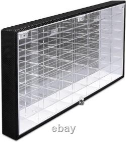 JACKCUBE Design Hot Wheels 1/64 Scale Diecast Display Case Storage'Black