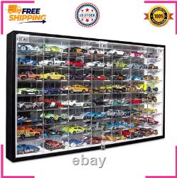 JACKCUBE Design Hot Wheels 1/64 Scale Diecast Display Case Storage Cabinet Shelf