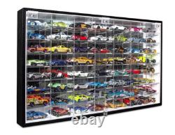 JACKCUBE Design Hot Wheels 1/64 Scale Diecast Display Case Storage Cabinet Shelf