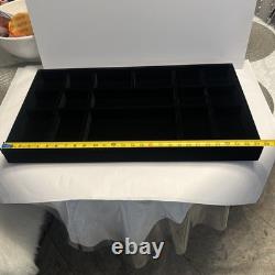 JEWELRY STORAGE TRAY- AUTHENTIC RING / WATCH Organizer DISPLAY CASE