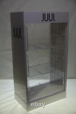 JUULS White Display Case For Home Store Retail Lock 3 Drawer with Key light use