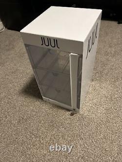 JUULS White Display Case For Home Store Retail Lock 3 Drawer with Keys