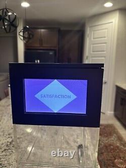 JUULS White Display Case Retail Store Advertising Video Monitor Works Great