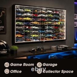J JACKCUBE DESIGN 1/64 Scale Diecast Car Display Case Wall Mount Storage Cabinet