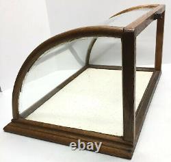 J. Riswig 208&210 Randolphst Chewing Gum Curved Glass Store Display Case Antique