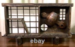 Japanese Storage Display Shelf Stand Case 5.9×31.4×18.7inch With Magic Mallet FS