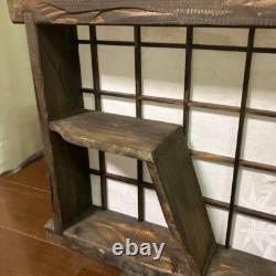 Japanese Storage Display Shelf Stand Case 5.9×31.4×18.7inch With Magic Mallet FS