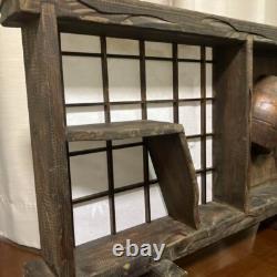 Japanese Storage Display Shelf Stand Case 5.9×31.4×18.7inch With Magic Mallet FS