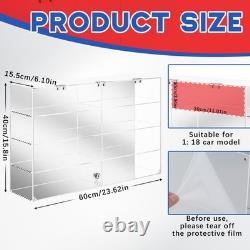 Juexica 1 18 Scale Diecast Display Case Clear Acrylic Toy Model Cars Cabinet