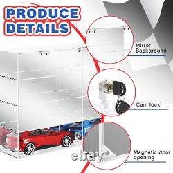 Juexica 1 18 Scale Diecast Display Case Clear Acrylic Toy Model Cars Cabinet