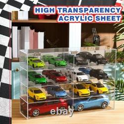 Juexica 1 18 Scale Diecast Display Case Clear Acrylic Toy Model Cars Cabinet Juexica 1 18 Scale Diecast Display Case Clear Acrylic Toy Model Cars Cabinet