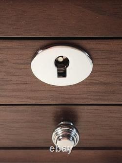 Knife Display Case 17+ Wood Walnut EDC Pocket Knives Watch Organizer Storage Box