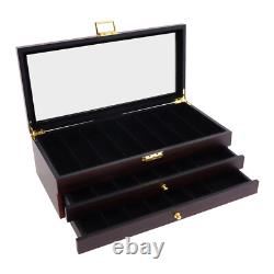 Knife Display Case, Knife Storage Box, 3-Tier Knife Display Case Organizer