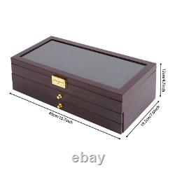 Knife Display Case, Knife Storage Box, 3-Tier Knife Display Case Organizer