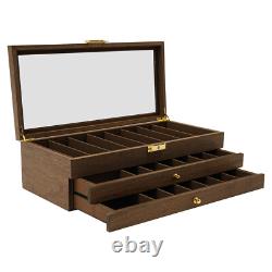 Knife Display Case, Knife Storage Box, 3-Tier Knife Display Case Organizer USA
