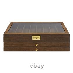 Knife Display Case, Knife Storage Box, 3-Tier Knife Display Case Organizer USA