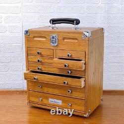 Knife Display Case Oak & Green 8 Drawer Pistol Gun Wood Cabinet EDC Chest Box Knife Display Case Oak & Green 8 Drawer Pistol Gun Wood Cabinet EDC Chest Box