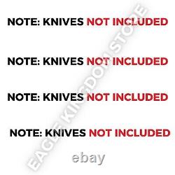 Knife Display Case Pocket Knives Organizer Storage Box with Glass Window Men Gift
