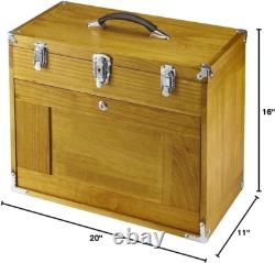 Knife Display Case Walnut & Black 8 Drawer Pistol Gun Wood Cabinet EDC Chest Box Knife Display Case Walnut & Black 8 Drawer Pistol Gun Wood Cabinet EDC Chest Box