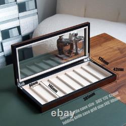 Knife Display Case for 8 Pocket Knives Pocket Knife Case Storage Box for Men'S G
