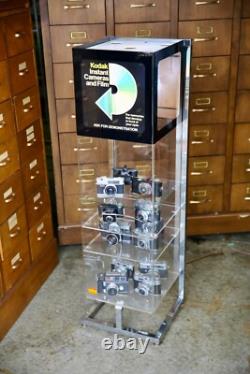 Kodak Camera Store Display Case Vintage Film Cabinet Light up Box RARE Kodak Camera Store Display Case Vintage Film Cabinet Light up Box RARE