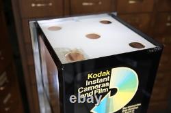 Kodak Camera Store Display Case Vintage Film Cabinet Light up Box RARE