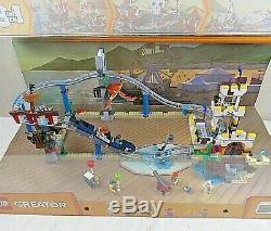 LEGO Creator 3 in 1 Pirate Roller Coaster Store Display Cabinet Case 31084