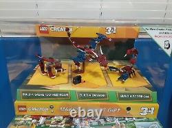 LEGO Creator 3 in 1 Tiger Dragon Scorpion Store Display Cabinet Case 31102