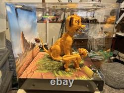 LEGO Disney Lion King Store Display Case 43247 43243 Young Simba Lighted LED