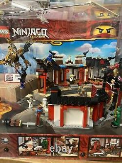 LEGO Ninjago Legacy Sets 70659 70666 70670 Store Display Case Dragon Spinjitzu