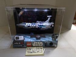 LEGO Star Wars 75377 Invisible Hand Lighted Store Display Case Clear Acrylic