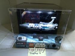 LEGO Star Wars 75377 Invisible Hand Lighted Store Display Case Clear Acrylic