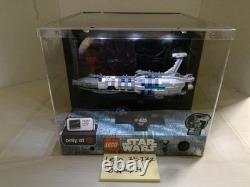 LEGO Star Wars 75377 Invisible Hand Lighted Store Display Case Clear Acrylic