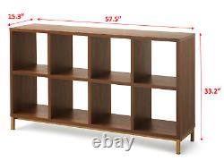 LP Vinyl Record Storage Cabinet Album Display Rack Shelving Book Case Cube Craft