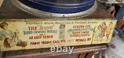 Large 20x20x10 Vintage Boye Needle Company Store Display Case