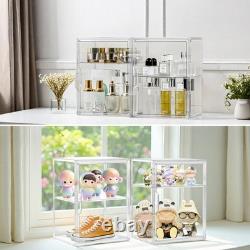Large Clear Acrylic Display Case Shoe Storage Boxes With An Adjustable Divide
